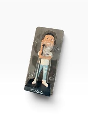 Blue & White Bobblehead Figure - Collectible Kid Cudi